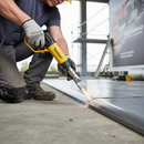 Premium High-Performance Hot Air Plastic Welding Gun with 40mm Flat Nozzle for PVC Banners, Tarpaulins, and Trailer Curtains