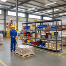 Heavy Duty Industrial Shelving 1600mm High 500kg Capacity - Grey Steel Warehouse Racking UK