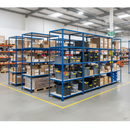5x Premium Industrial Shelving - 1830mm High - 200kg Capacity - Blue Finish