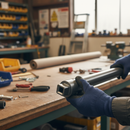 Premium Aluminium Bottom Square Drive Adaptor for 27mm Curtain Poles - Durabl... - Detail View