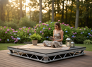 Premium Portable Aluminium Stage Deck 4 x 4ft with Non-Slip Surface and Bolt Together Construction - Detail View