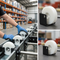 Premium Nylon Roller REP 15/2 Bracket with 70mm Diameter for Tail Lifts - High-Quality Professional Grade for Industrial and Commercial Applications
