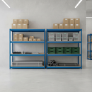 Premium Heavy Duty Industrial Shelving - 1677mm High - 400kg Capacity - Chipboard