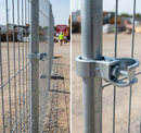 Premium Temporary Fencing Coupler - Durable Galvanised Steel for Secure Panel Connections with M10 Bolt - Main Product Image