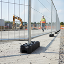 Heavy Duty Temporary Fencing Feet - Durable Plastic Base for Stability with 14kg Weight and Versatile Compatibility - Deta...