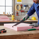 Professional Heavy Duty Insulation Knife Set - 10" & 6" Cutting Tools for Fibreglass, Foam Board, and Mineral Wool - Main ...