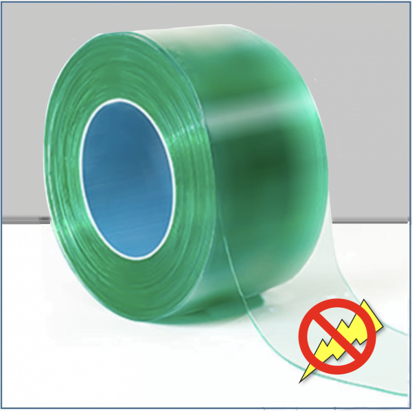 Sea Green Anti-Static Data Centre Curtains (Hook On)
