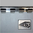 Dark Gray Freezer PVC Strip Curtains (Hook-on)