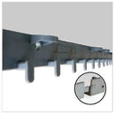 Heavy-Duty Solid Black PVC Strip Curtains – QuickMount Kit for Privacy, Dust & Draft Control
