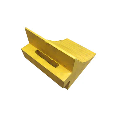 Yellow Wheel Chock - 280 x 196 x 186mm