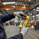 Three Button Mafelec Style Control with Key Release Emergency Stop - Detail View