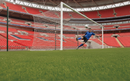 Professional Heavy Duty 4G Stadium Goal Posts with Reinforced Aluminium Construction and Adjustable Features - Detail View