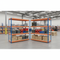 4-Pack Heavy Duty Industrial Shelving 1600mm High | 500kg Per Shelf | Blue & Orange Bundle UK