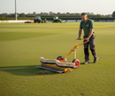 Professional Combined Rake and Brush Tool for Groundcare with Replaceable Components and Transport-Friendly Design - Detai...