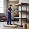 Premium Heavy Duty Garage Shelving 2200mm High | 500kg Capacity | Boltless Grey Steel Racking UK
