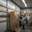 Heavy Duty Round Steel Shoring Bar 1003mm to 1460mm Adjustable Length with 44mm Diameter and 460kg Load Capacity