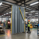 Steel Curtain Track - 1 Metre - Detail View