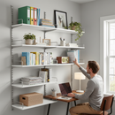 Premium Twin Slot Shelving Melamine Boards 15mm - Wall Mounted Storage - UK