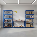 Premium Shelving Units and Workbench - Heavy Duty Storage Solution