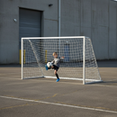 Premium Heavy Duty Aluminium Portagoals Junior FPX Net - 6.4m x 2.13m with 4mm Polyethylene Construction - Main Product Image