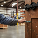 Premium Lift Handle for Mobile Doors with 145mm Hole Centers for Easy Install... - Detail View