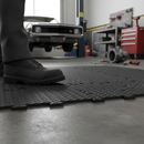 Heavy Duty Interlocking Floor Tiles with Checker Plate Surface