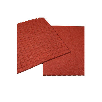 Safety Mats for Play and Protect - 1m x 1m Rubber Tiles, Anti-Slip, Weather-Resistant, Insulated, Ideal for Playgrounds, Gyms, Pools