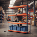 Heavy Duty Garage Shelving 1800mm | 500kg Per Shelf | Boltless 4-Tier Storage | UK