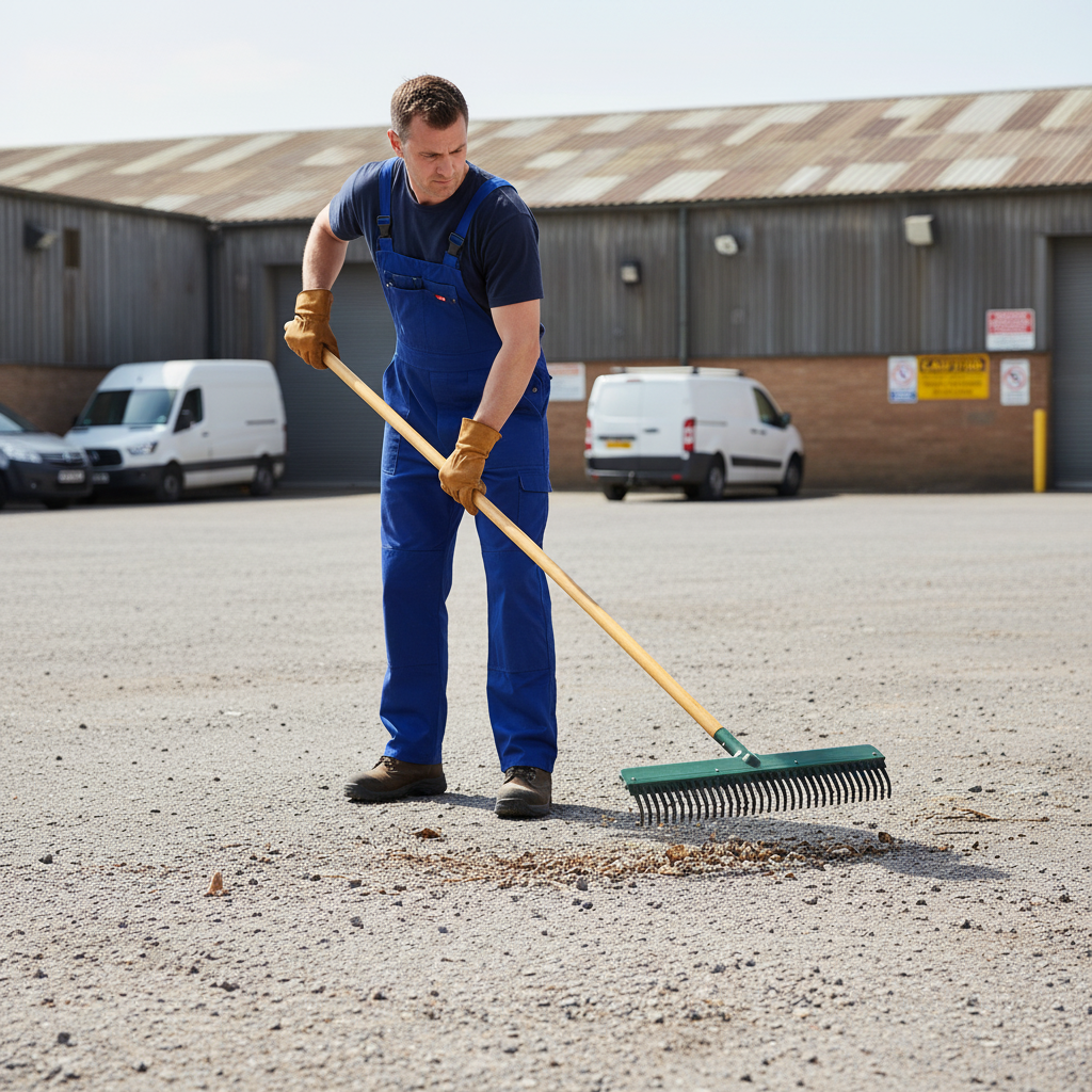 Premium Rubber Rake with Wide Head and | Buy Online UK