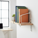 Flexible Wall Mounted Shelving Bookends for Secure Storage