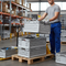 Premium Vented Light Grey Euro Containers | Food Grade Airflow UK