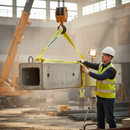 Round Sling 3 Tonne - Lengths From 0.5mtr to 5mtr EWL Available - Detail View