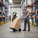 Premium Heavy Duty Sack Truck with Fixed Toe Plate and Rubber Wheels for Easy Movement of Heavy Items