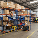 Heavy Duty Industrial Shelving 2440mm High | 200kg Per Shelf | Galvanised Steel Racking