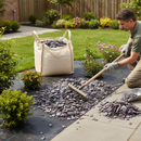 Premium Slate Bulk Bag - 900 kg with Varied Plum & Blue Shades for Landscaping - High-Quality Professional Grade for Indus...