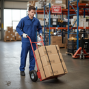 Heavy Duty Pneumatic Tyre Sack Truck with 150kg Load Capacity