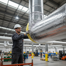 Premium High-Performance Duct Insulation for HVAC with Aluminium Foil, Flexible and Moisture Resistant for Enhanced Energy...