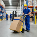 Premium Heavy Duty Dolly with Curved Back and Safety Strap for Secure Transport of Boxes and Cylinders