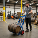Professional Heavy Duty Beer Barrel Trolley with Adjustable Catch and Durable Powder-Coated Finish