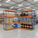 Heavy Duty Industrial Shelving 1980mm High 800kg Capacity - Steel Racking UK