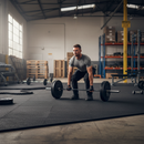 Premium 20mm Heavy-Duty Rubber Gym Flooring Tile - 1m x 1m for Shock Absorption and Floor Protection - Main Product Image