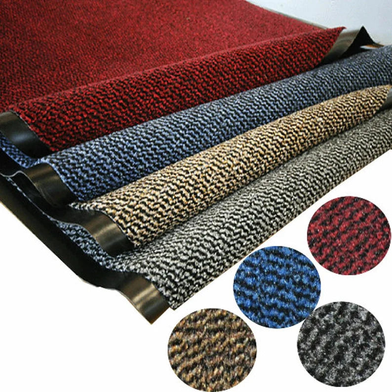 Door Mat Indoor Outdoor - Heavy Duty Rubber, Floor and Kitchen Mats - Non Slip, Washable and Dirt Trapper Doormats Super Absorbent Barrier Matts