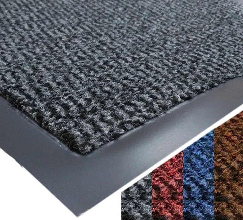 Door Mat Indoor Outdoor - Heavy Duty Rubber, Floor and Kitchen Mats - Non Slip, Washable and Dirt Trapper Doormats Super Absorbent Barrier Matts