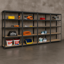 Premium Heavy-Duty Boltless Garage Shelving Unit – 280 kg Per Shelf | Ideal For Warehouse & Stockroom
