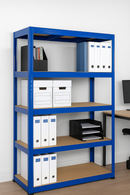 Premium Heavy-Duty Boltless Garage Shelving Unit – 280 kg Per Shelf | Ideal For Warehouse & Stockroom