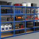 Premium Heavy-Duty Boltless Garage Shelving Unit – 280 kg Per Shelf | Ideal For Warehouse & Stockroom
