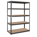 Premium Heavy-Duty Boltless Garage Shelving Unit – 280 kg Per Shelf | Ideal For Warehouse & Stockroom