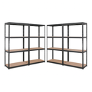 Premium Heavy-Duty Boltless Garage Shelving Unit – 280 kg Per Shelf | Ideal For Warehouse & Stockroom