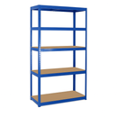 Premium Heavy-Duty Boltless Garage Shelving Unit – 280 kg Per Shelf | Ideal For Warehouse & Stockroom