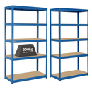 Premium Heavy-Duty Boltless Garage Shelving Unit – 280 kg Per Shelf | Ideal For Warehouse & Stockroom